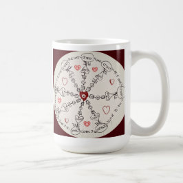 Taza de café de la mandala del 3:16 de Juan