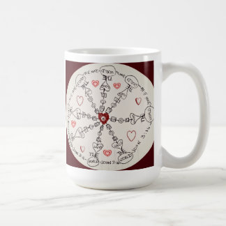 Taza de café de la mandala del 3:16 de Juan