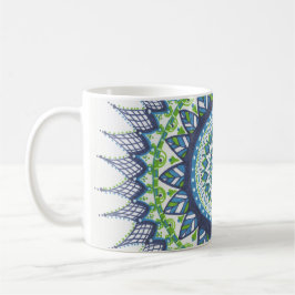 Taza de café de la mandala del agua