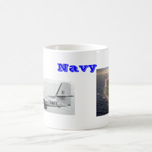 Taza de café de la marina de guerra