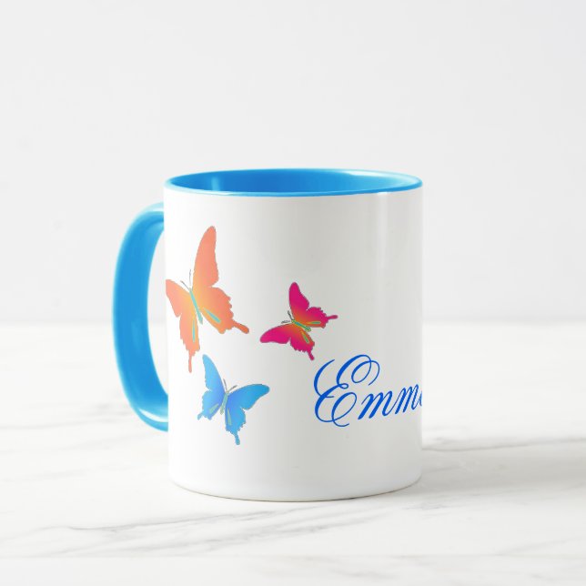 Taza de café de la mariposa (Anverso izquierdo)