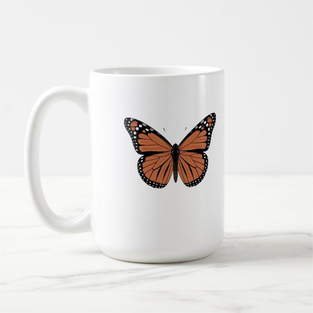 Taza de café de la mariposa monarca  (Izquierda)
