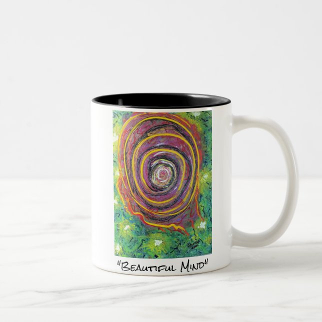 Taza de café de la "mente hermosa" (Derecha)