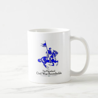 Taza de café de la mesa redonda de la guerra civil