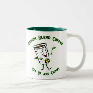 Taza de café de la mezcla del radio
