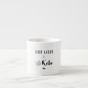 Taza de café de la motivación del Keto para los