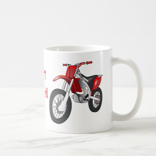 Taza de café de la moto de la suciedad (Derecha)