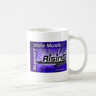 Taza de café de la música del indie de la ayuda