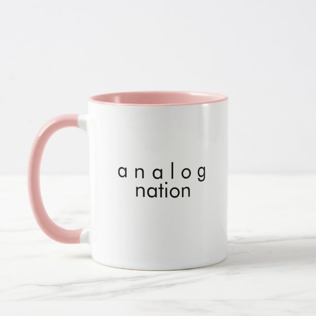 Taza de café de la nación analógica (Izquierda)