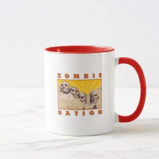 Taza de café de la nación del zombi--Diseños de