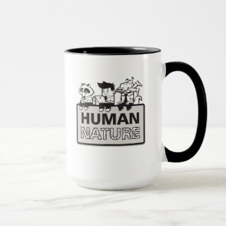 Taza de café de la naturaleza humana