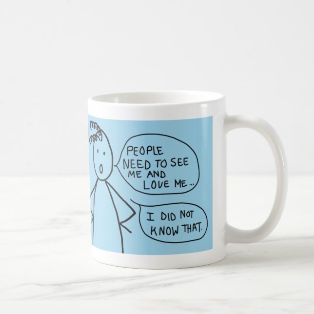 Taza de café de la necesidad de la gente (Derecha)