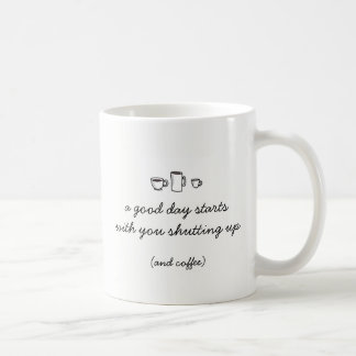 taza de café de la "No-uno-mañana-persona"