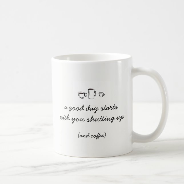 taza de café de la "No-uno-mañana-persona" (Derecha)