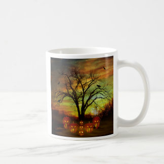 Taza de café de la noche de Halloween