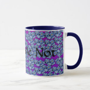 Taza de café de la nomeolvides