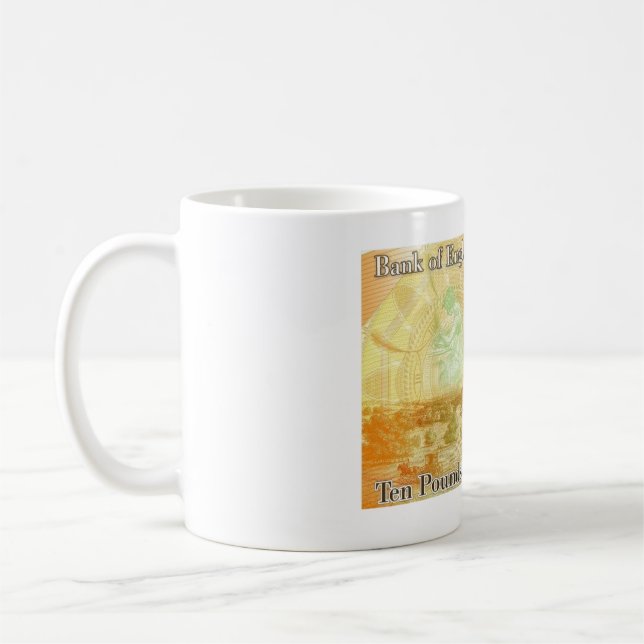 Taza de café de la nota de Jane Austen £10 (Izquierda)