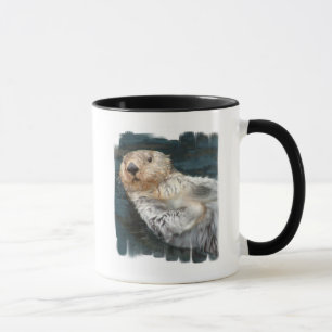 Taza de café de la nutria de mar