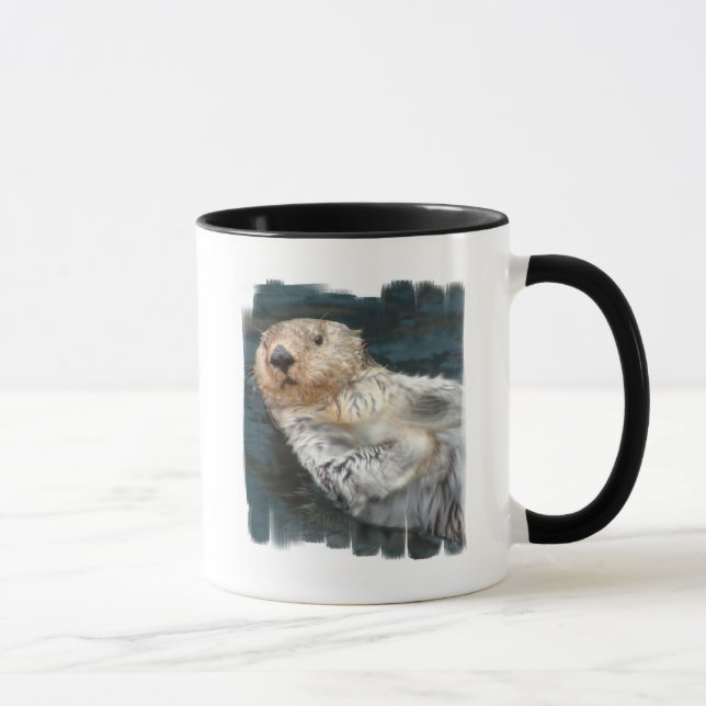 Taza de café de la nutria de mar (Derecha)