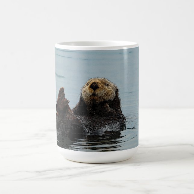 Taza de café de la nutria de mar (Centro)