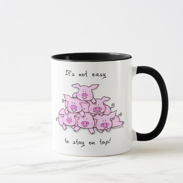 Taza de café de la pirámide del cerdo (Derecha)