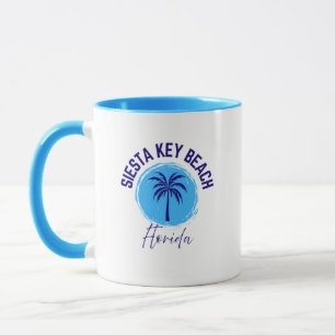 Taza de café de la playa de Siesta Key Florida