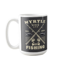 Taza de café de la playa Myrtle