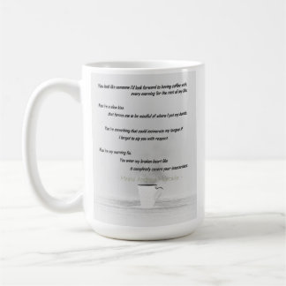 Taza de café de la poesía