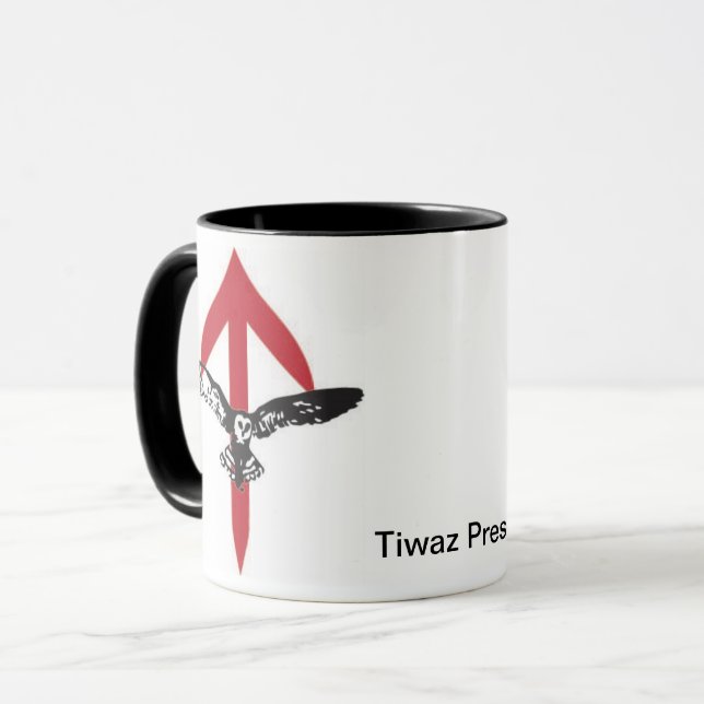 Taza de café de la prensa de Tiwaz (Anverso izquierdo)
