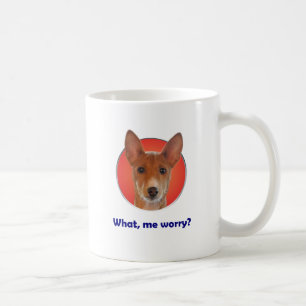 Taza de café de la preocupación de Basenji