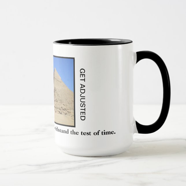 Taza de café de la quiropráctica - grandes (Derecha)