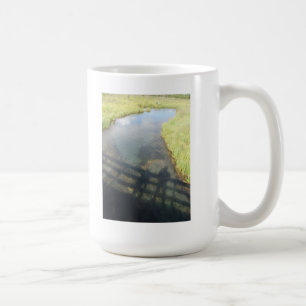 Taza de café de la reflexión del padre y del hij