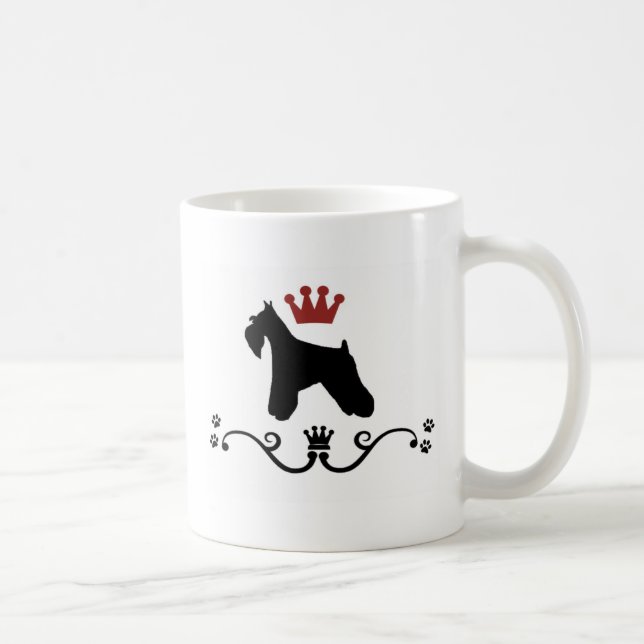 Taza de café de la regla de los Schnauzers (Derecha)