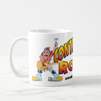 Taza de café de la roca de los contratistas