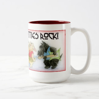 Taza de café de la roca de los escoceses