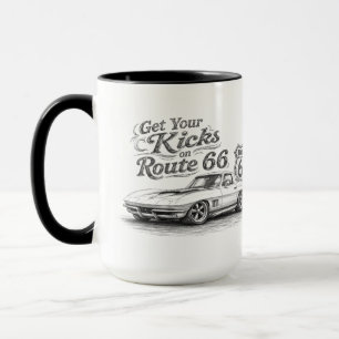 Taza de café de la Ruta 66