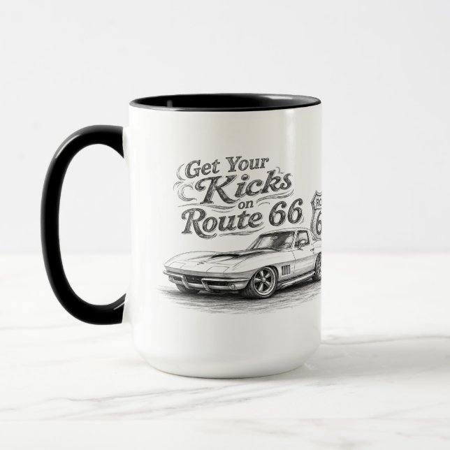 Taza de café de la Ruta 66 (Izquierda)