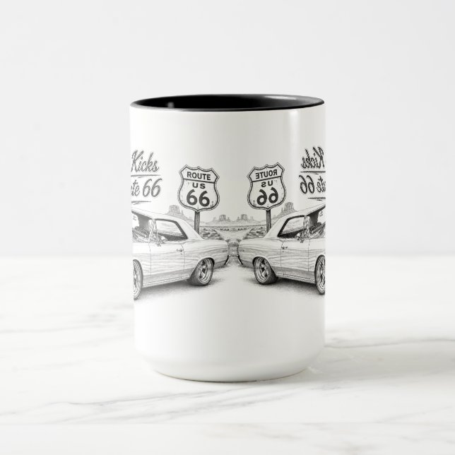 Taza de café de la Ruta 66 (Centro)