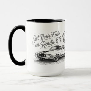 Taza de café de la Ruta 66