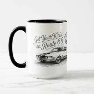 Taza de café de la Ruta 66
