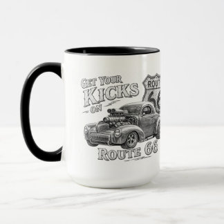 Taza de café de la Ruta 66