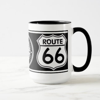 Taza de café de la ruta 66
