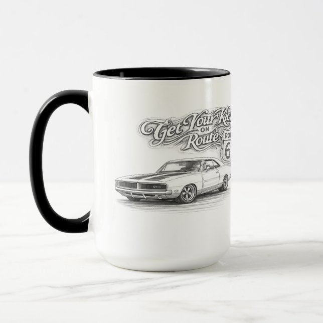 Taza de café de la Ruta 66 (Izquierda)