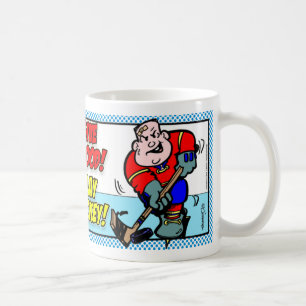 Taza De Café ¡Dé la sangre! ¡Juegue al hockey!