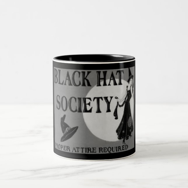 Taza de café de la sociedad del gorra negro (Centro)