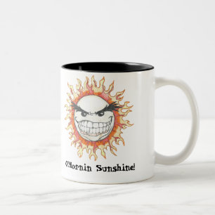 Taza de café de la sol de G'Mornin