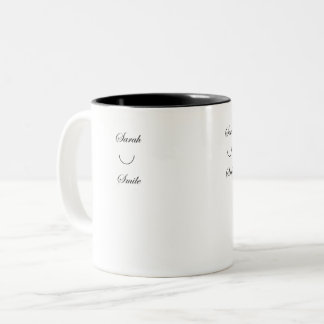 Taza de café de la sonrisa de Sarah
