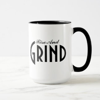 Taza de café de la subida y de la rutina