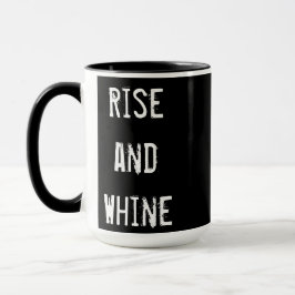 Taza de café de la "subida y del gimoteo"