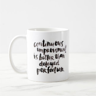 Taza De Café De la "taza blanca clásica continua mejora… "-